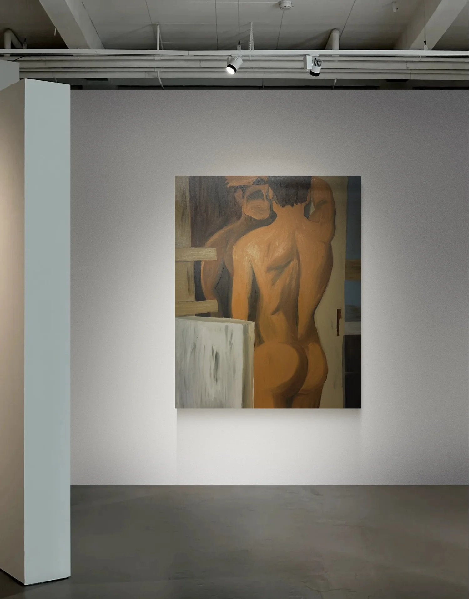 The Space Between Me and Myself, 2025 shown in an interior setting